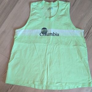 Columbia Lime Green Tank Top Size Medium